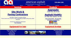 Desktop Screenshot of amerasphalt.com